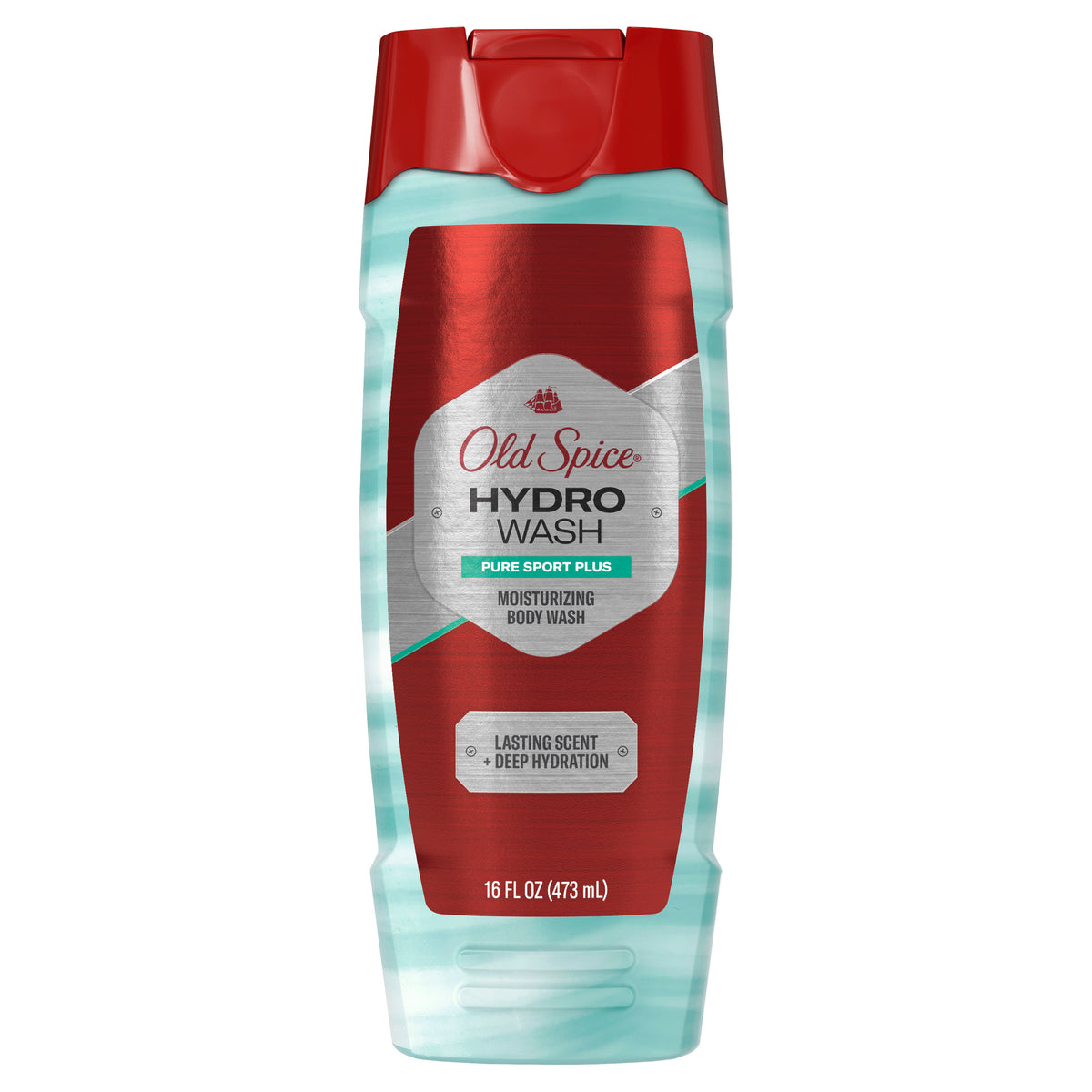 Old Spice Hydro Body Wash | Pure Sport Plus | 16 Oz (473 ml)