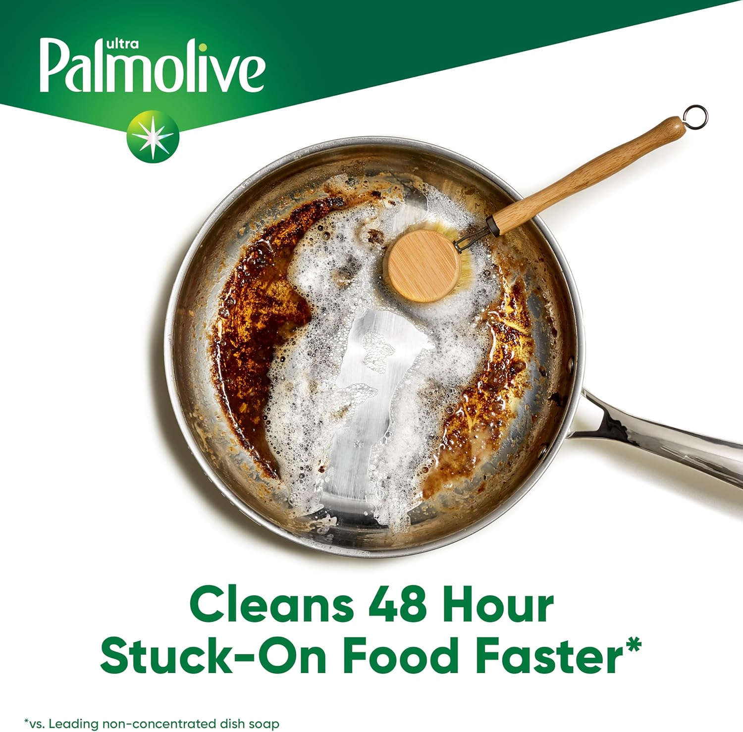 Palmolive ultra strength dish soap cleans 48hour stuck on food faster