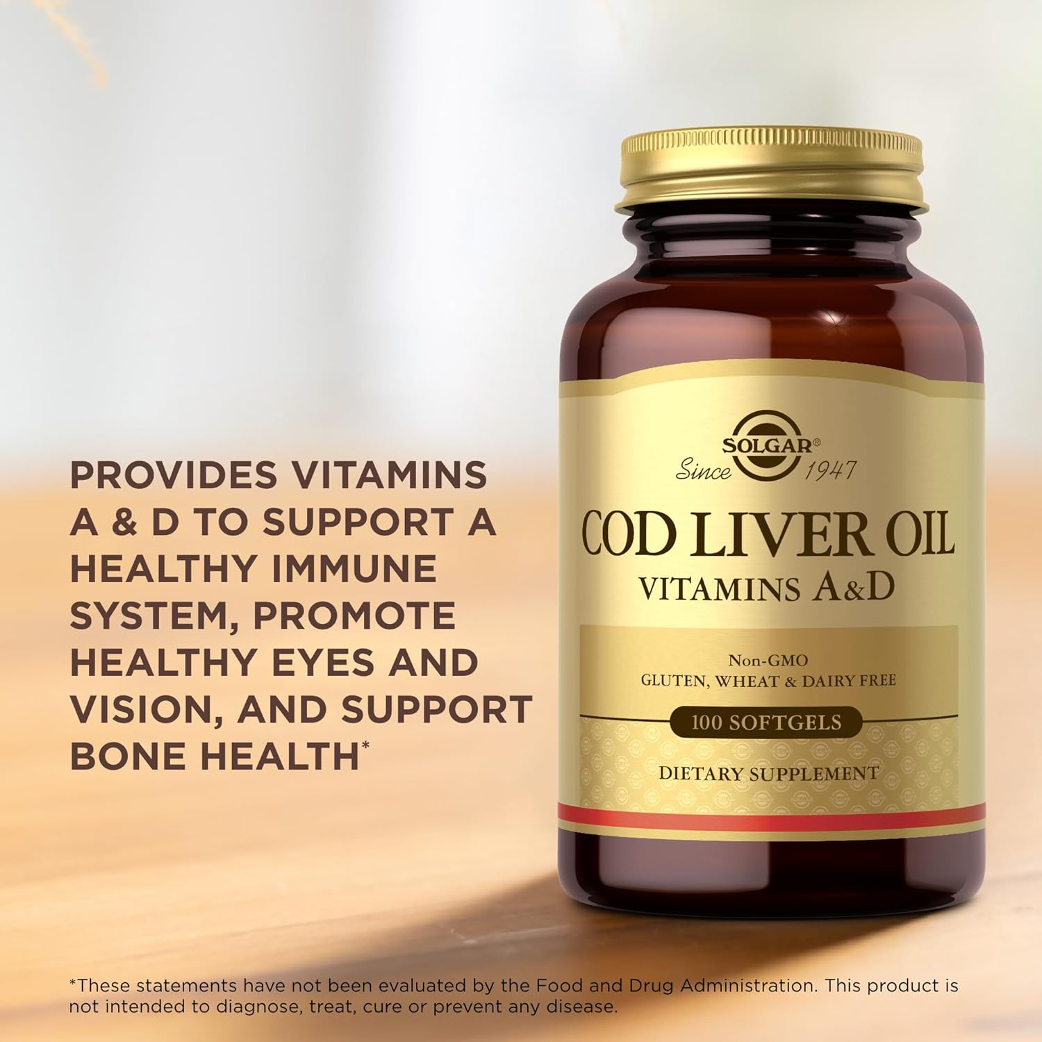 Solgar Cod Liver Oil | 100 Softgels