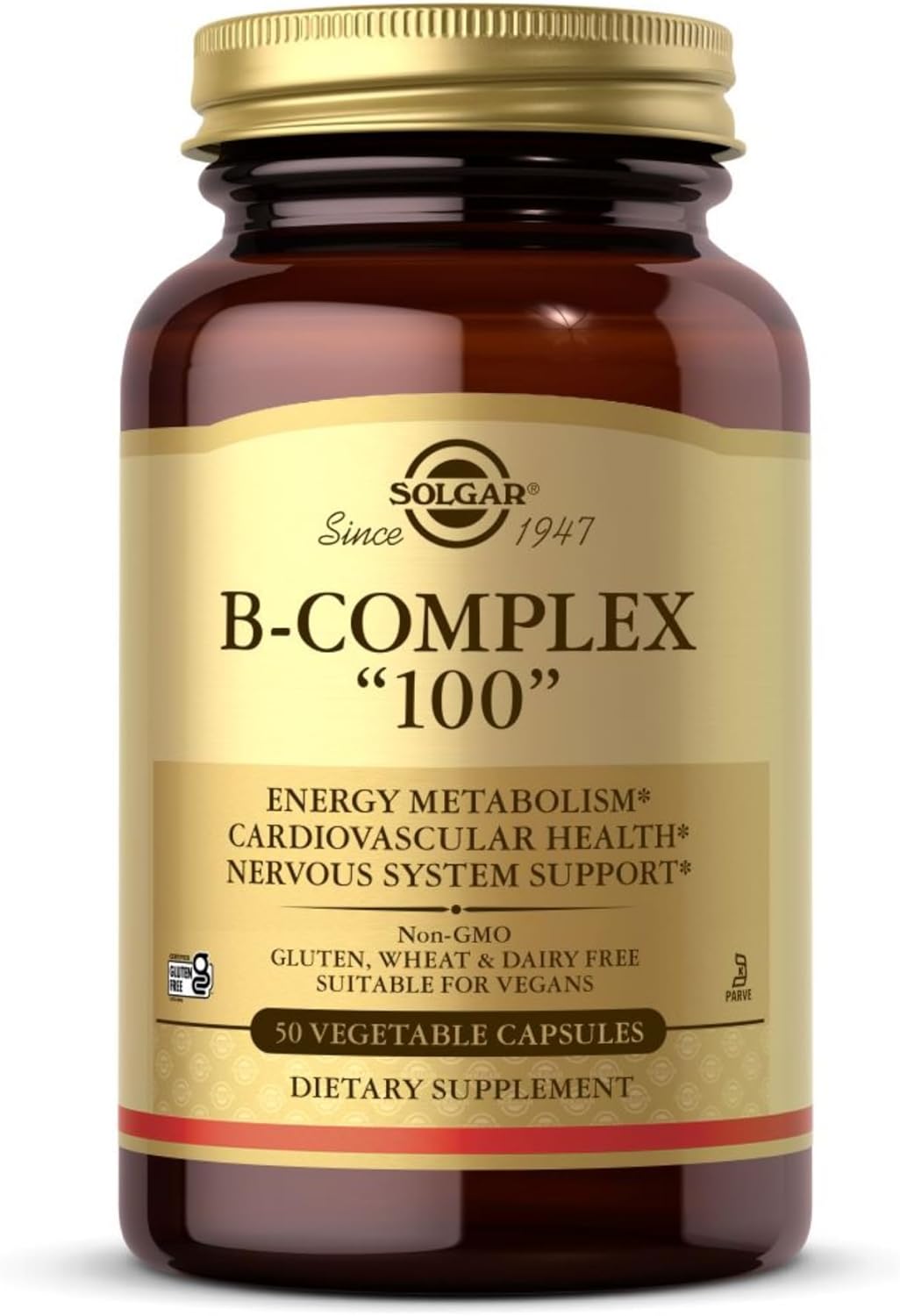Solgar Vitamin B-Complex | 50 Vegetable Capsules