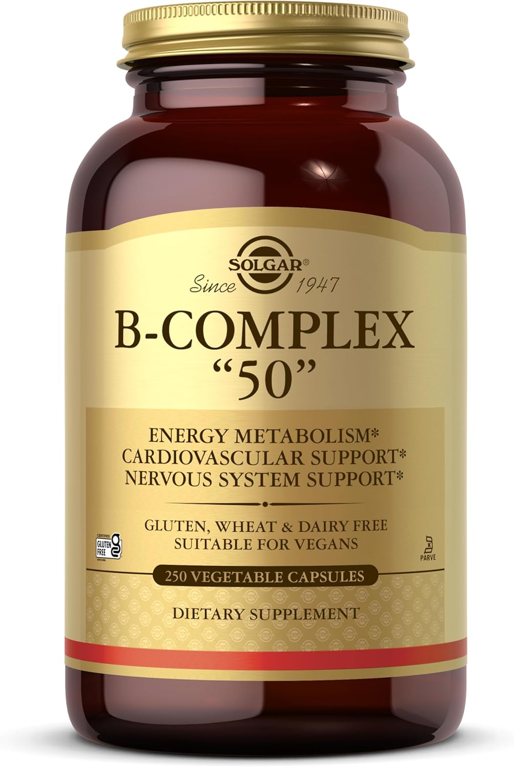 Solgar Vitamin B-Complex 50''  | 250 Vegetable Capsules