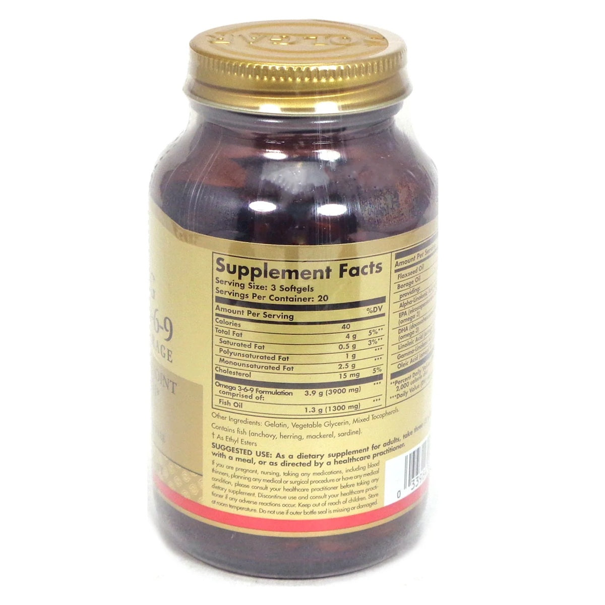 Solgar Omega 3-6-9 Softgels | Pack of 60