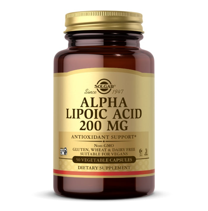 Solgar Alpha Lipoic Acid 200 MG | 50 Capsules