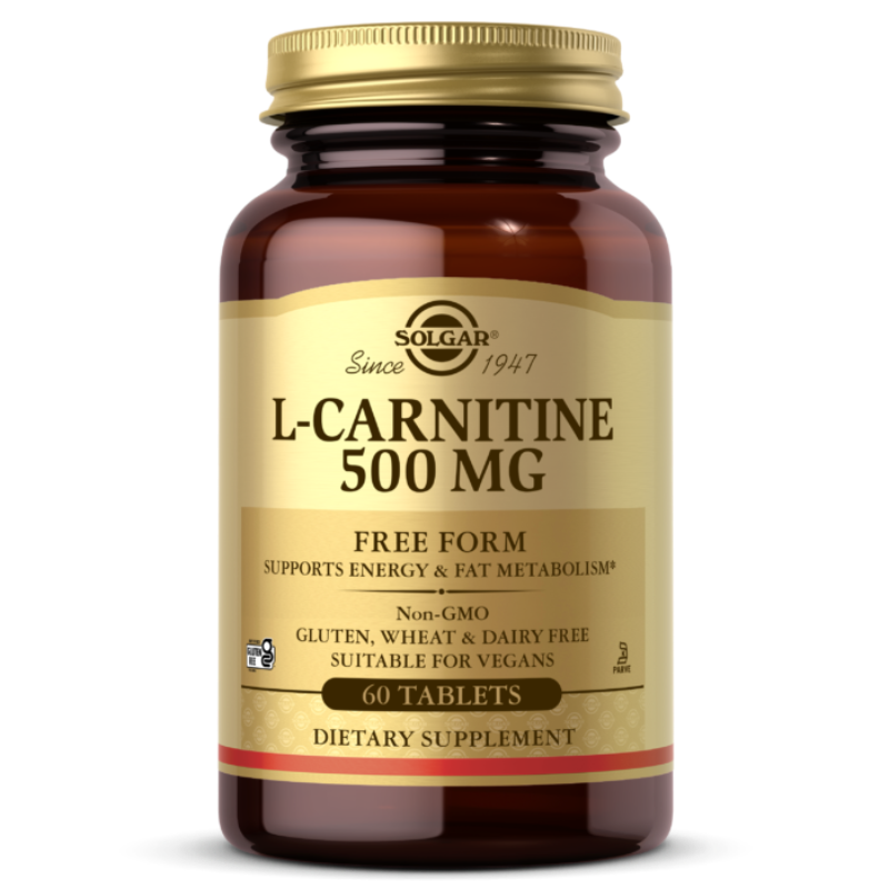 Solgar 500 mg L-Carnitine | 60 Tablets