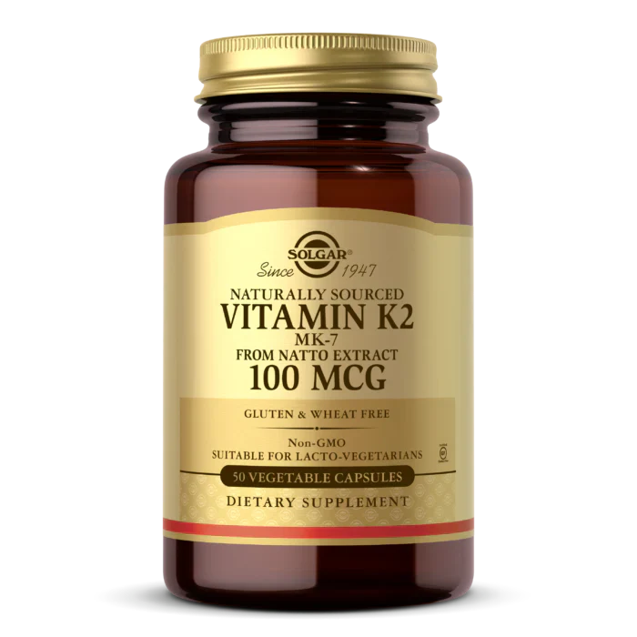 Solgar Vitamin K2 100 MCG | 50 Capsules