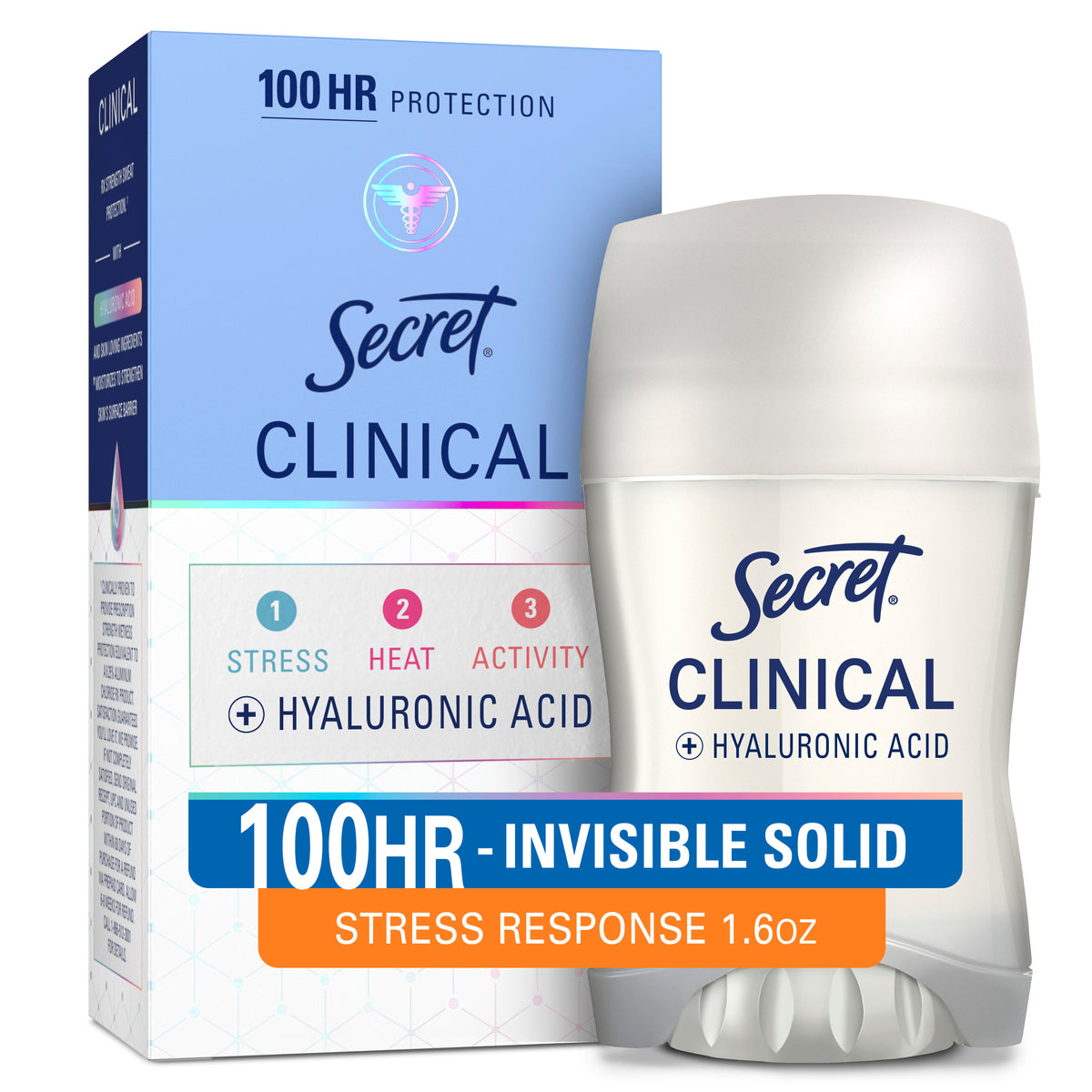 Secret Deodorant Clinical Strength Stress Response | 1.6 Oz (45 g)