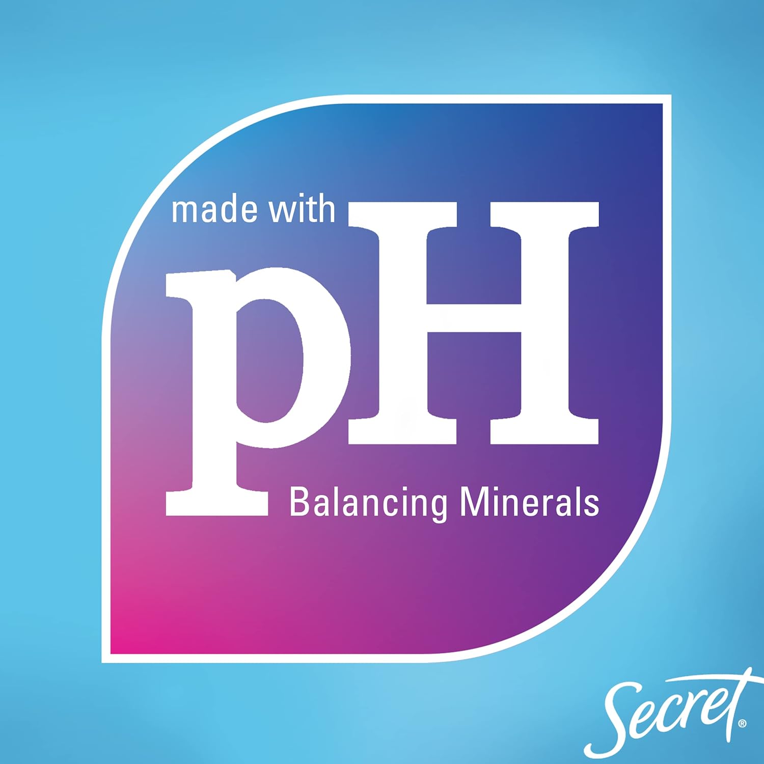 Secret lavender gel deodorant made with PH balancing minerals. 