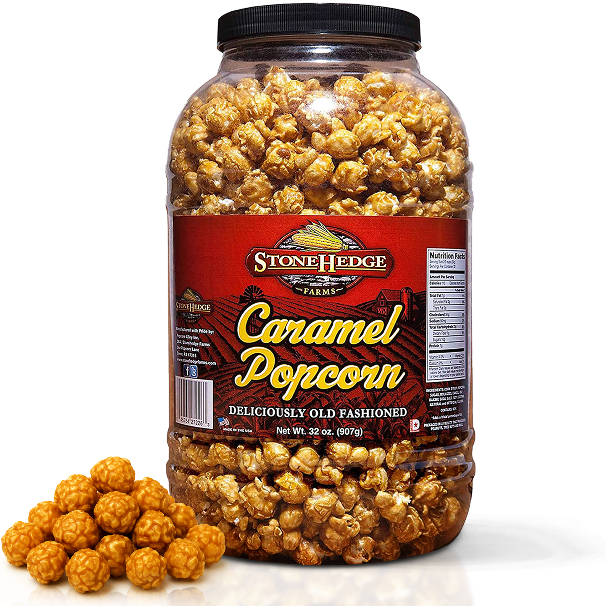 Stonehedge Farms Caramel Flavored Popcorn | 32 Oz (907 g)