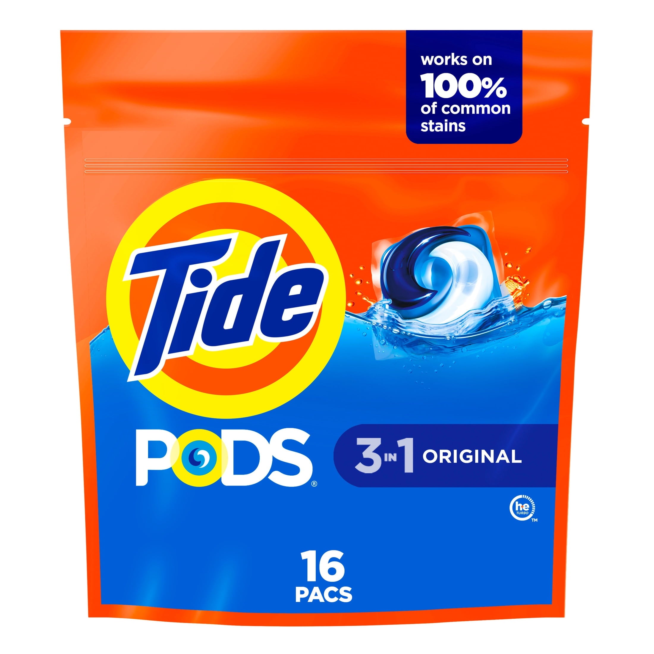 Tide PODS 3 in 1 | Original Scent | 16 Pacs