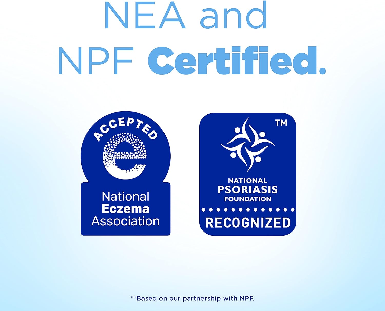 Tide laundry detergent pods is NEA and NPF certified, safe laundry pods for eczema and psoriasis. 