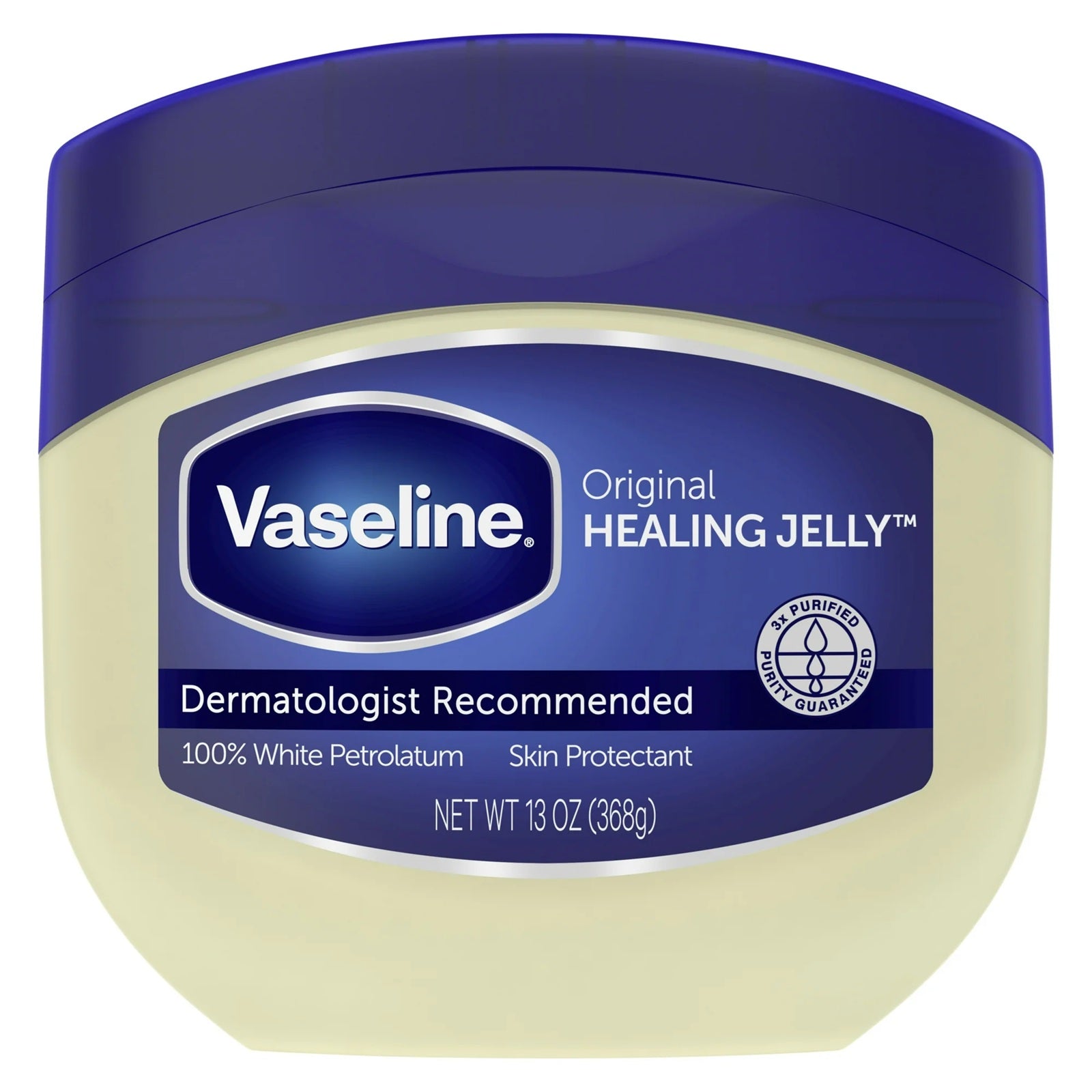 Tub of Vaseline original healing jelly - dermatologist recommended skin protectant. 