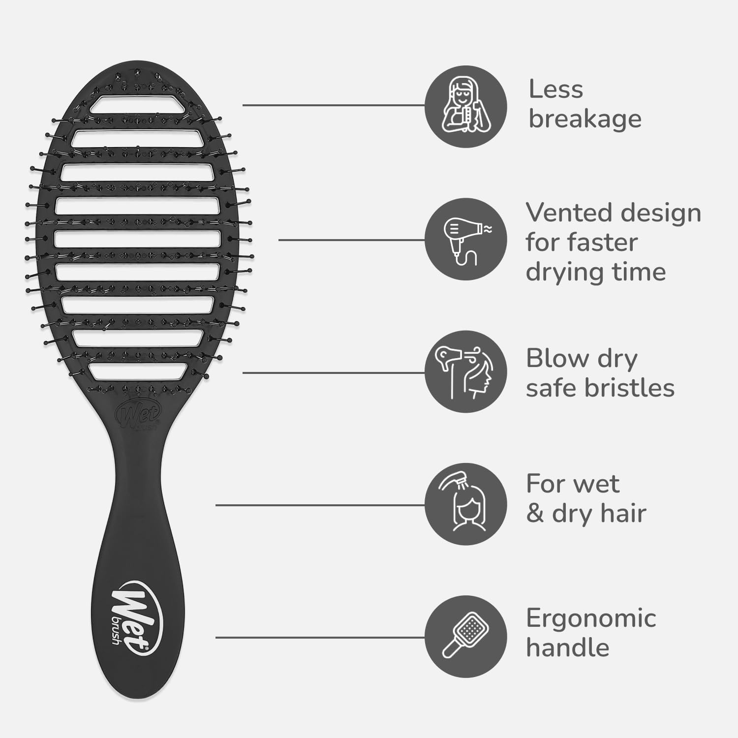Wet Brush Speed Dry | Black