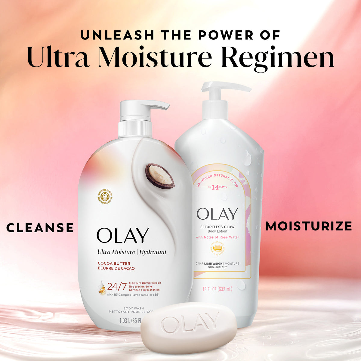 Olay Body Wash | Cocoa Butter Scent | 35 Oz (1.03 L)