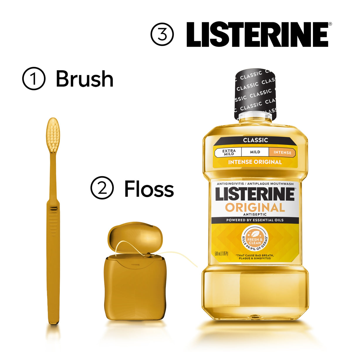 Listerine Original Antiseptic Mouthwash | 1.5 L