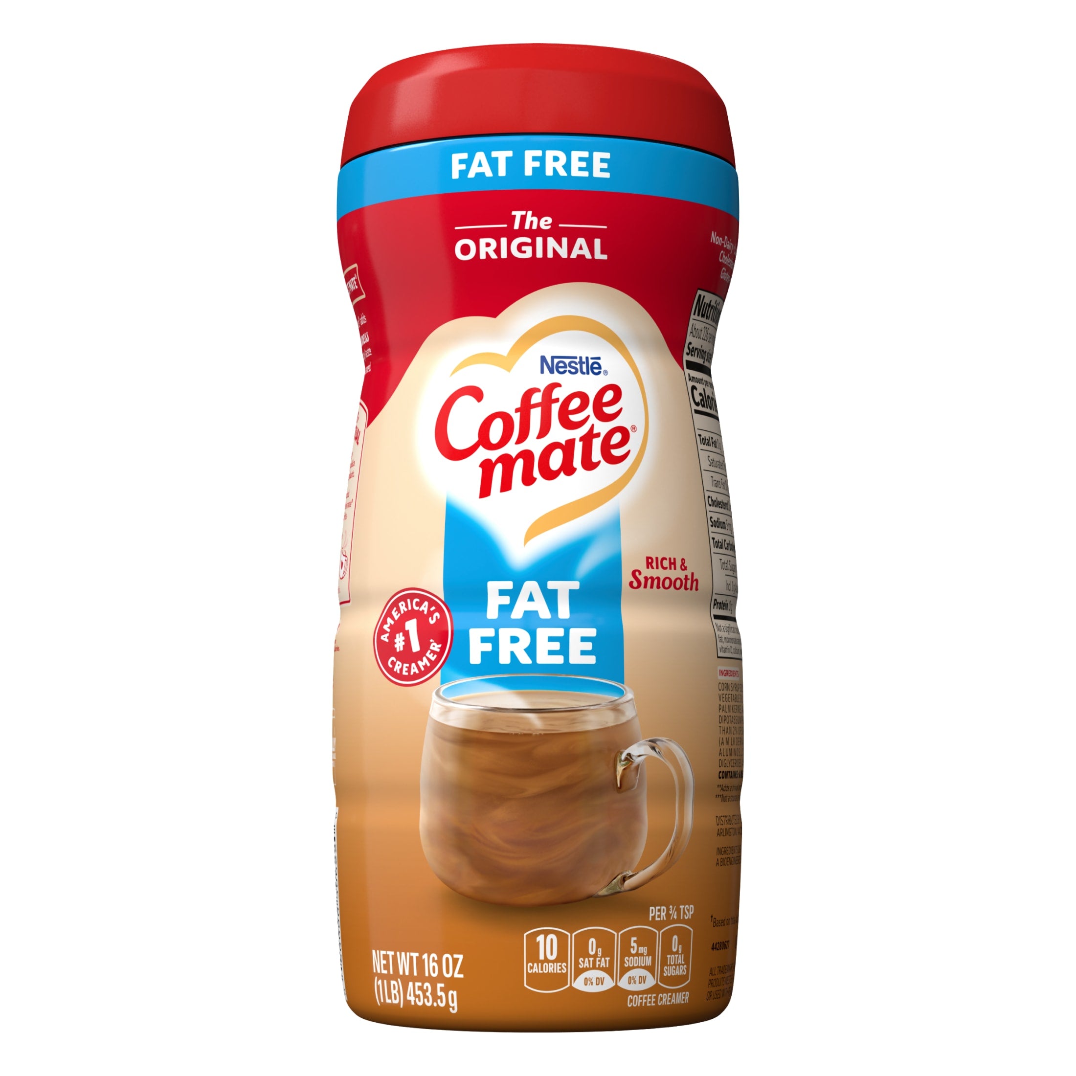 Coffee Mate Fat Free | 16 Oz (453 g)