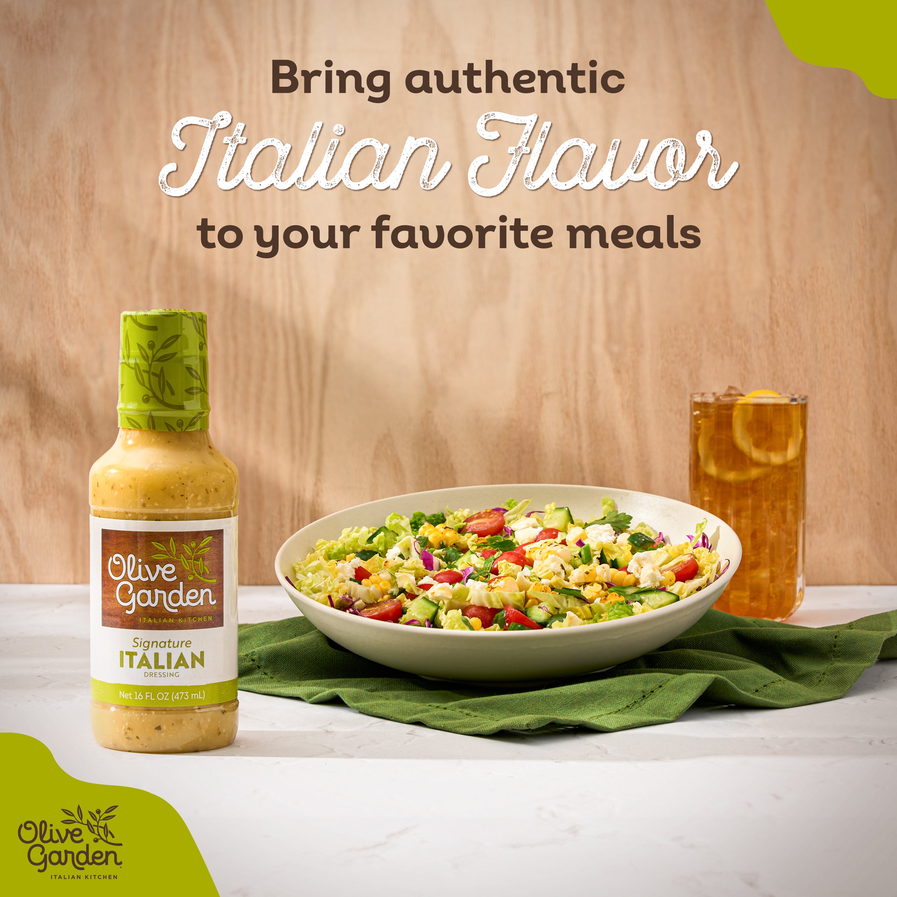 Olive Garden Signature Italian Dressing, 16 Oz (473 ml)