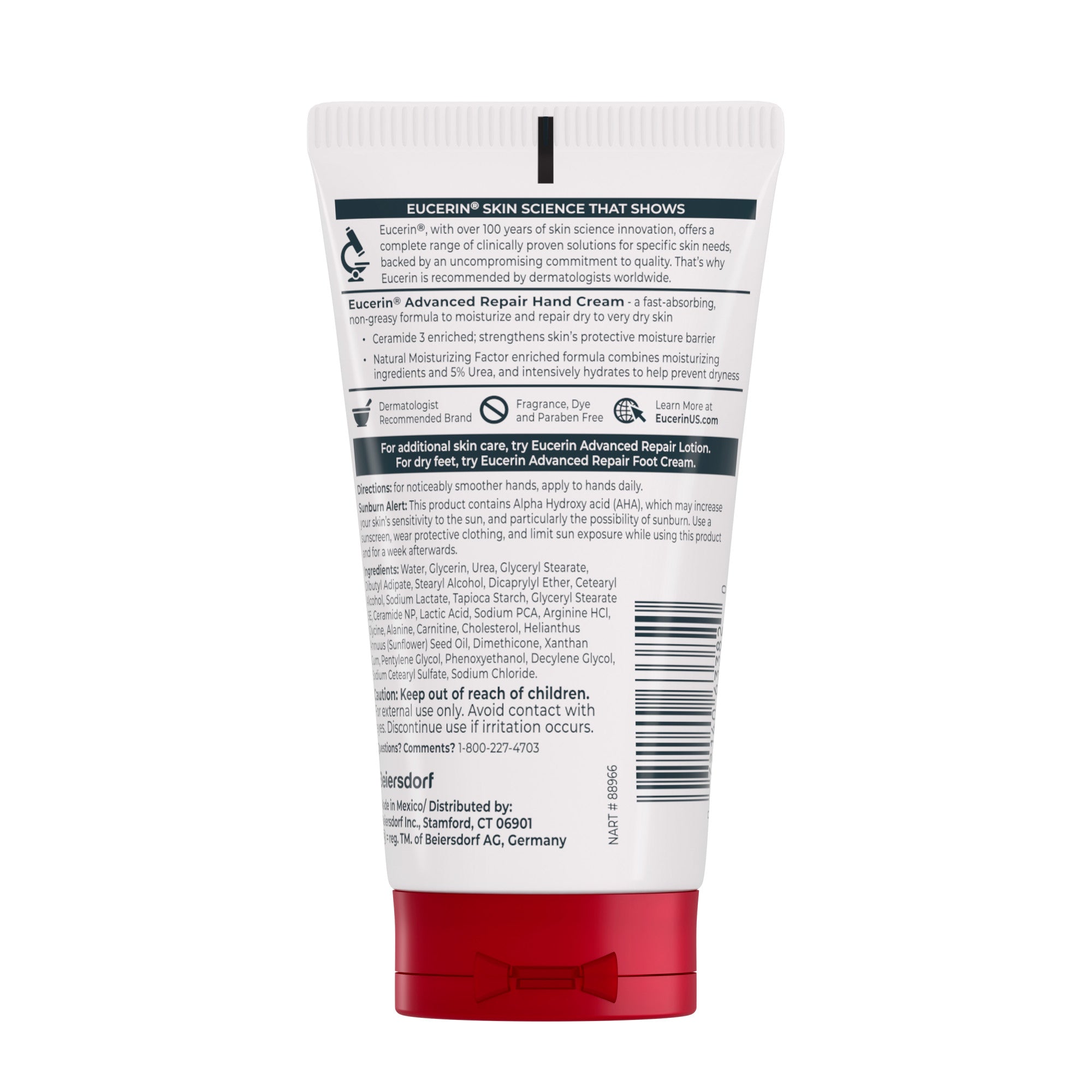Eucerin Advanced Repair Hand Creme | 2.7 Oz (78 g)