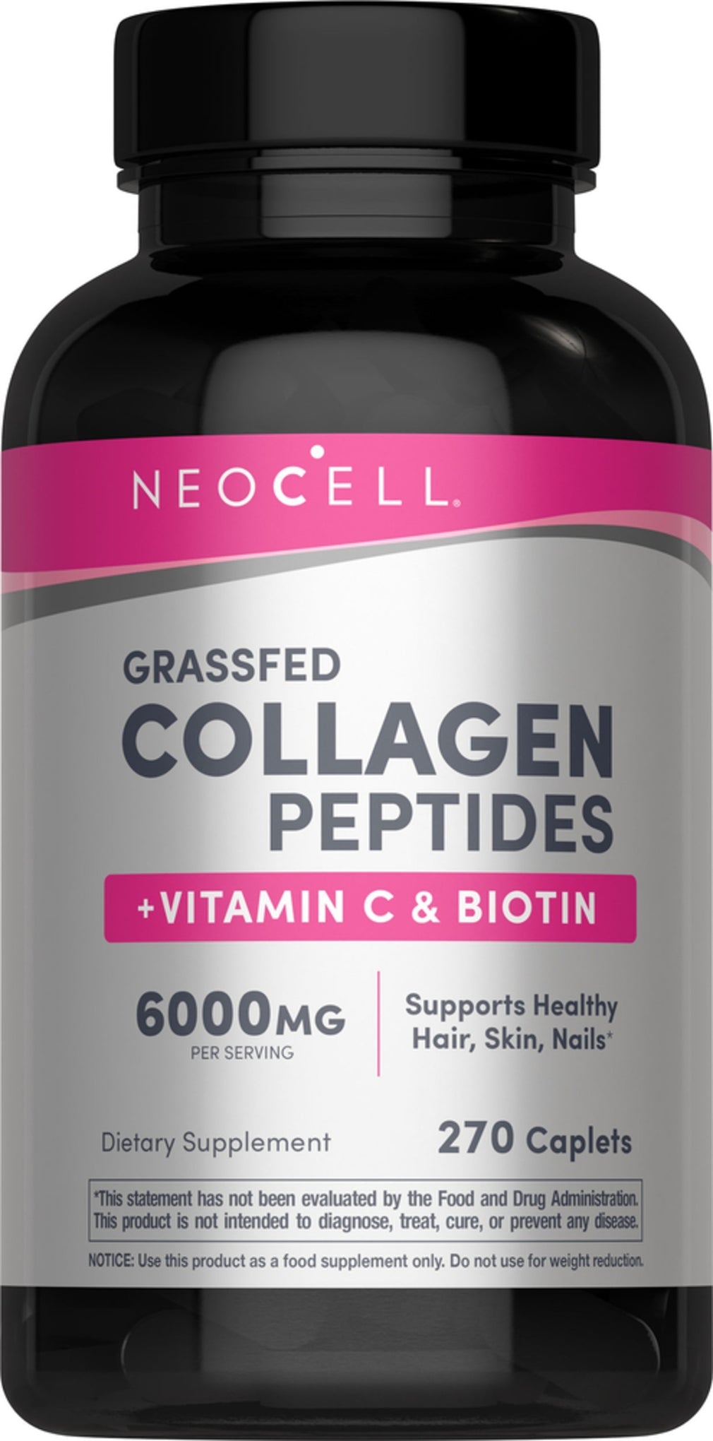 Neocell Grassfed Collagen Peptides + Vitamin C & Biotin | 270 Tablets