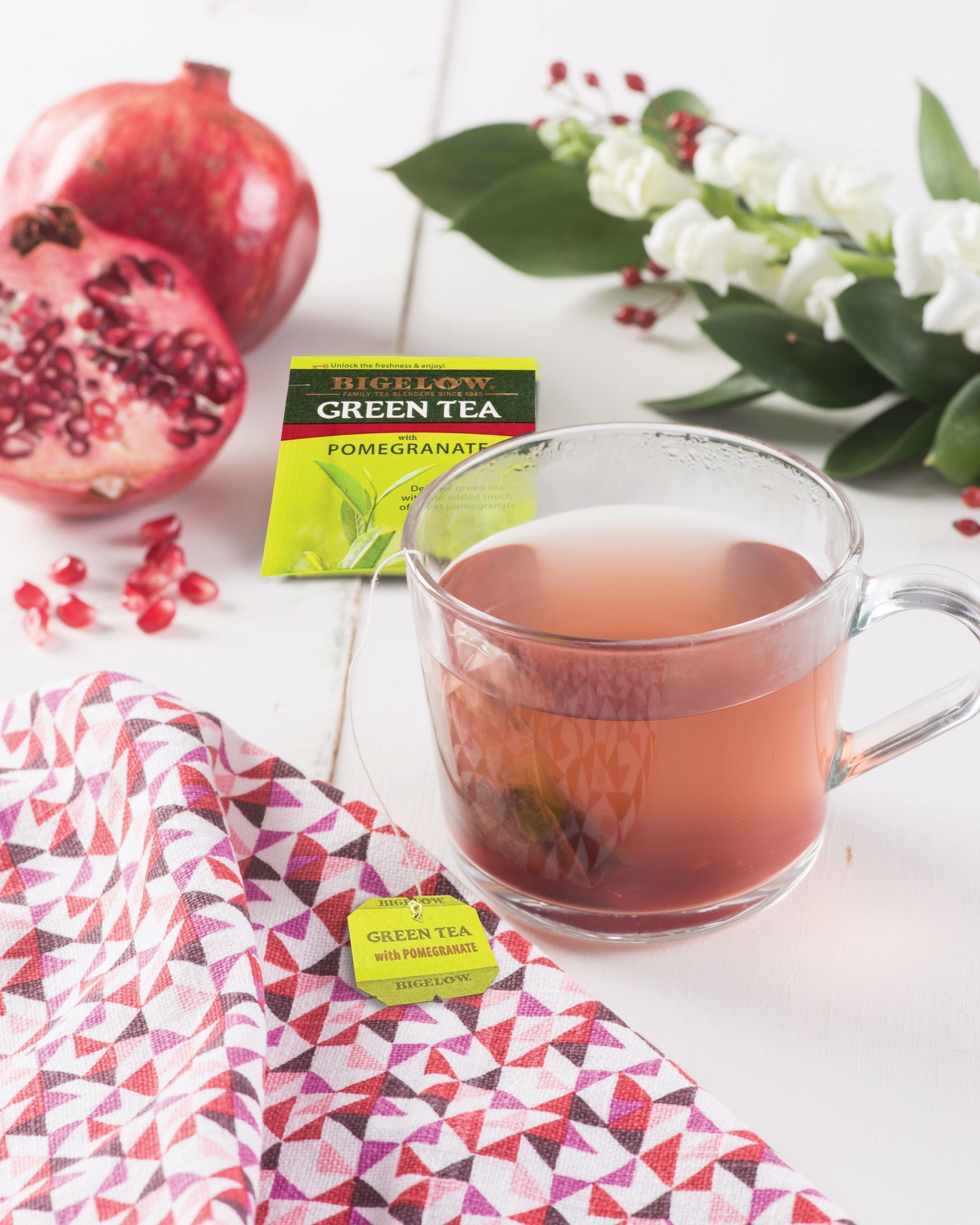 Bigelow Green Tea with Pomegranate | 20 Tea Bags