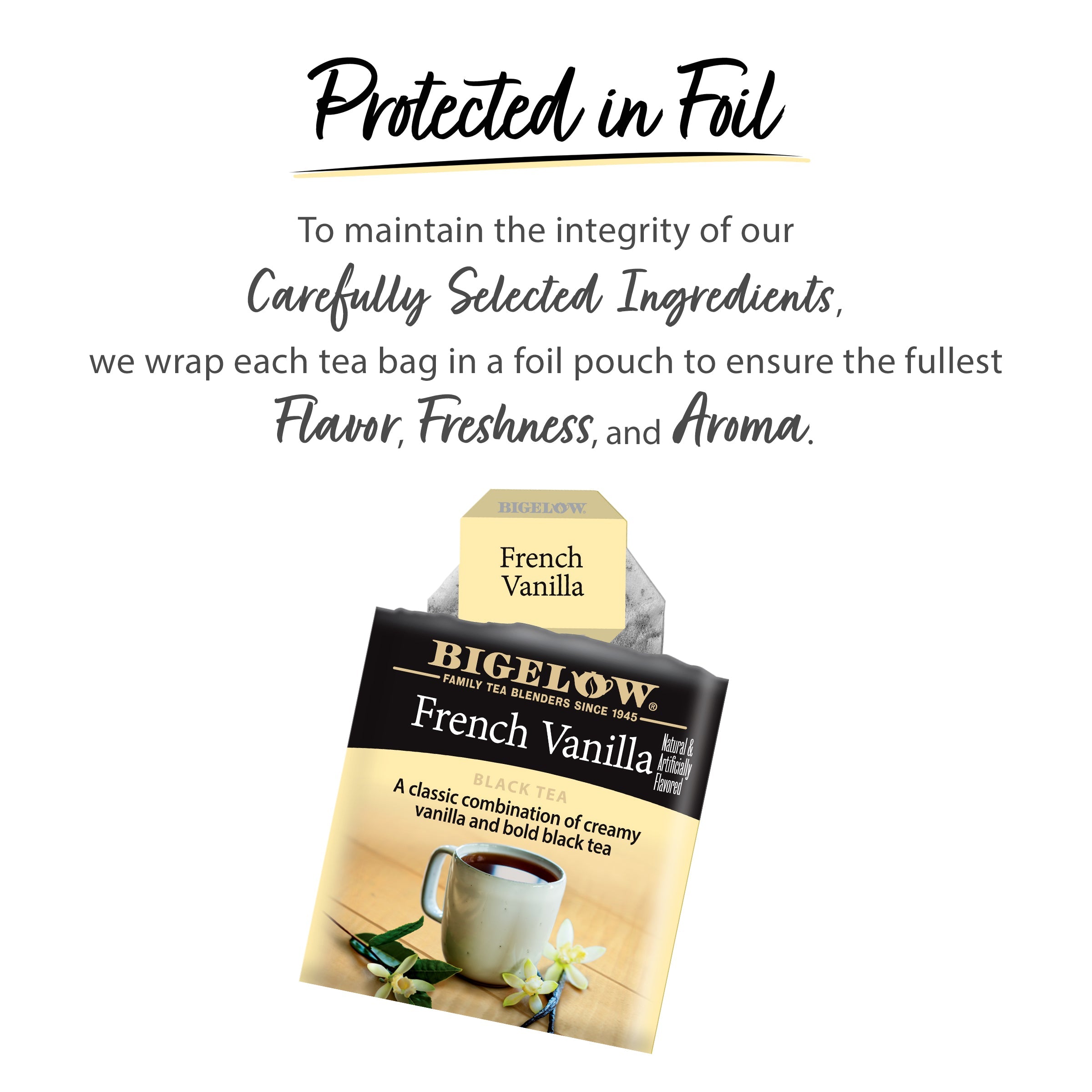 Bigelow Black Tea French Vanilla | 20 Tea Bags